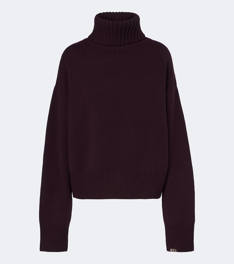 Extreme Cashmere N°434 Crop Xtra Cashmere Sweater In Purple