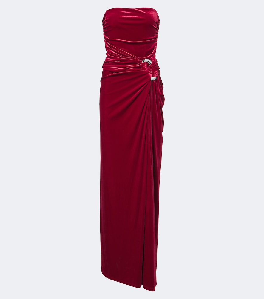 Bustier-Robe Emma aus Samt