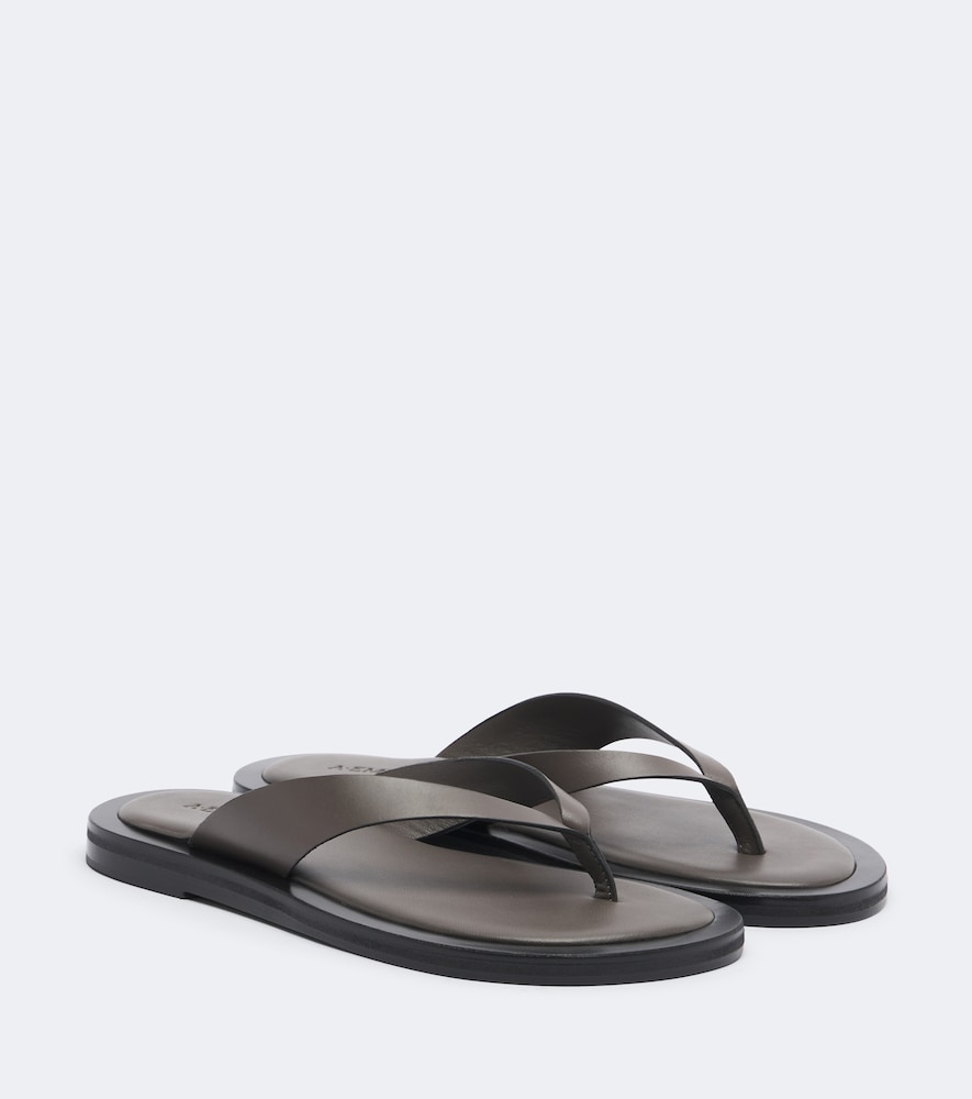 Marcelle Leather Thong Sandals