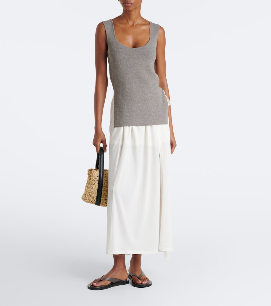 Marcelle Leather Thong Sandals