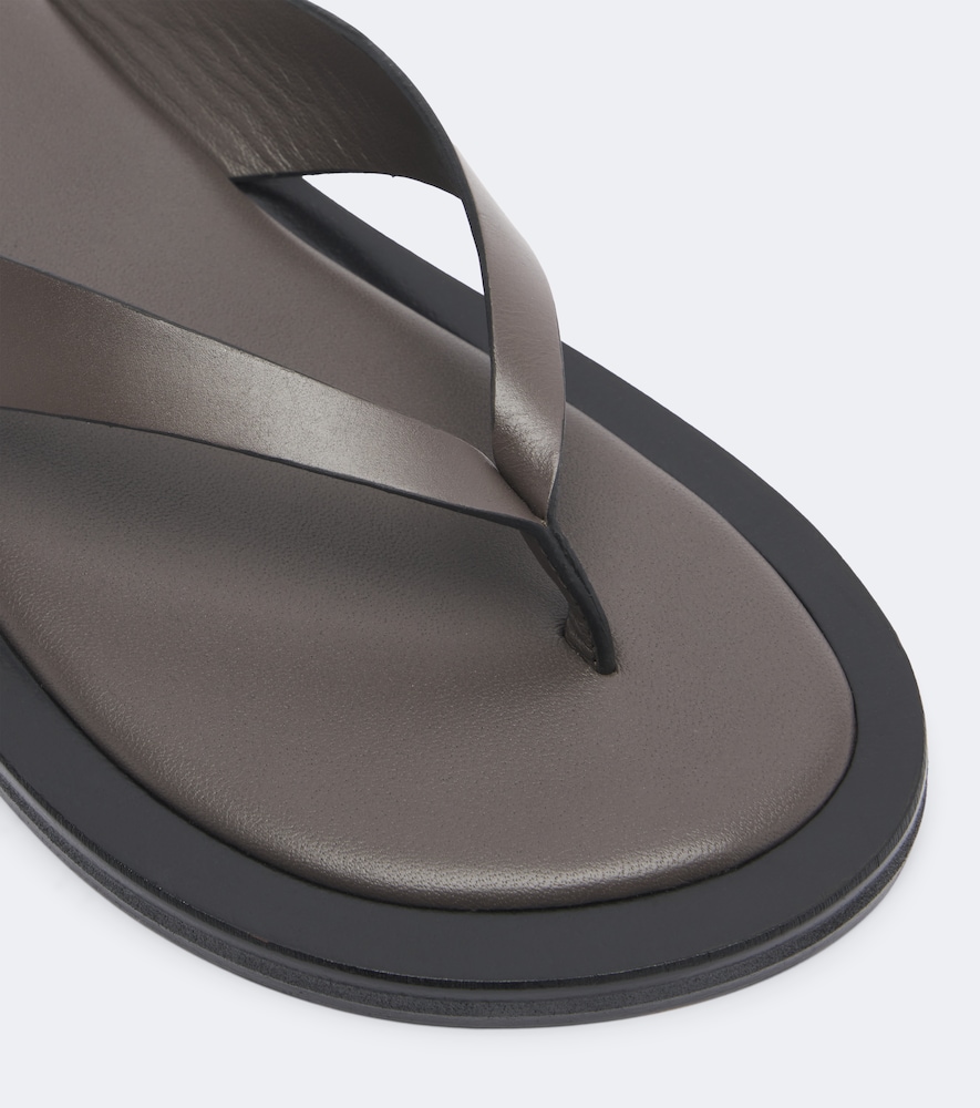 Marcelle Leather Thong Sandals