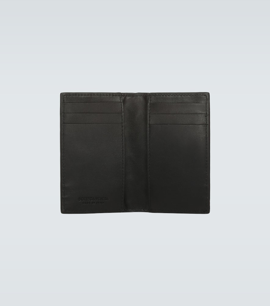 BOTTEGA VENETA FOLDED LEATHER CARDHOLDER