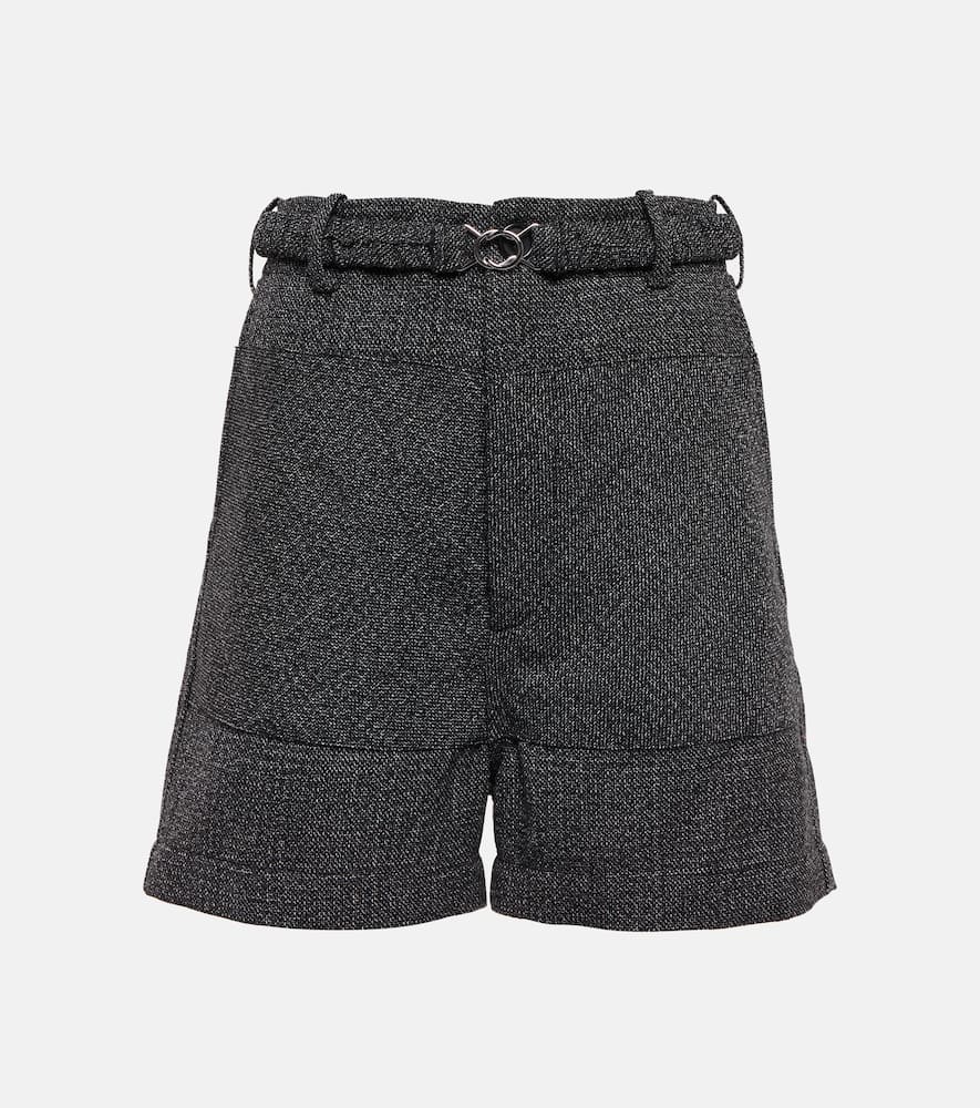 Plan C Wool and cotton Bermuda shorts