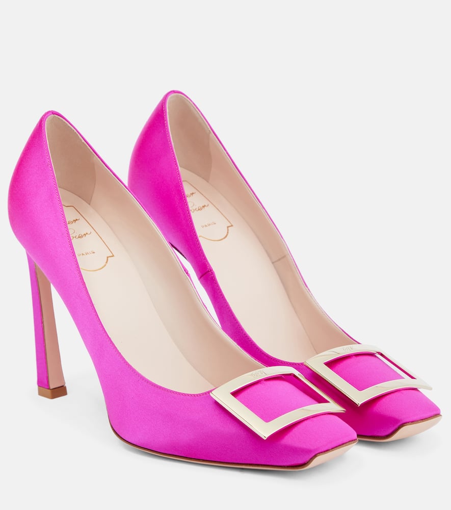 Roger Vivier Trompette satin pumps