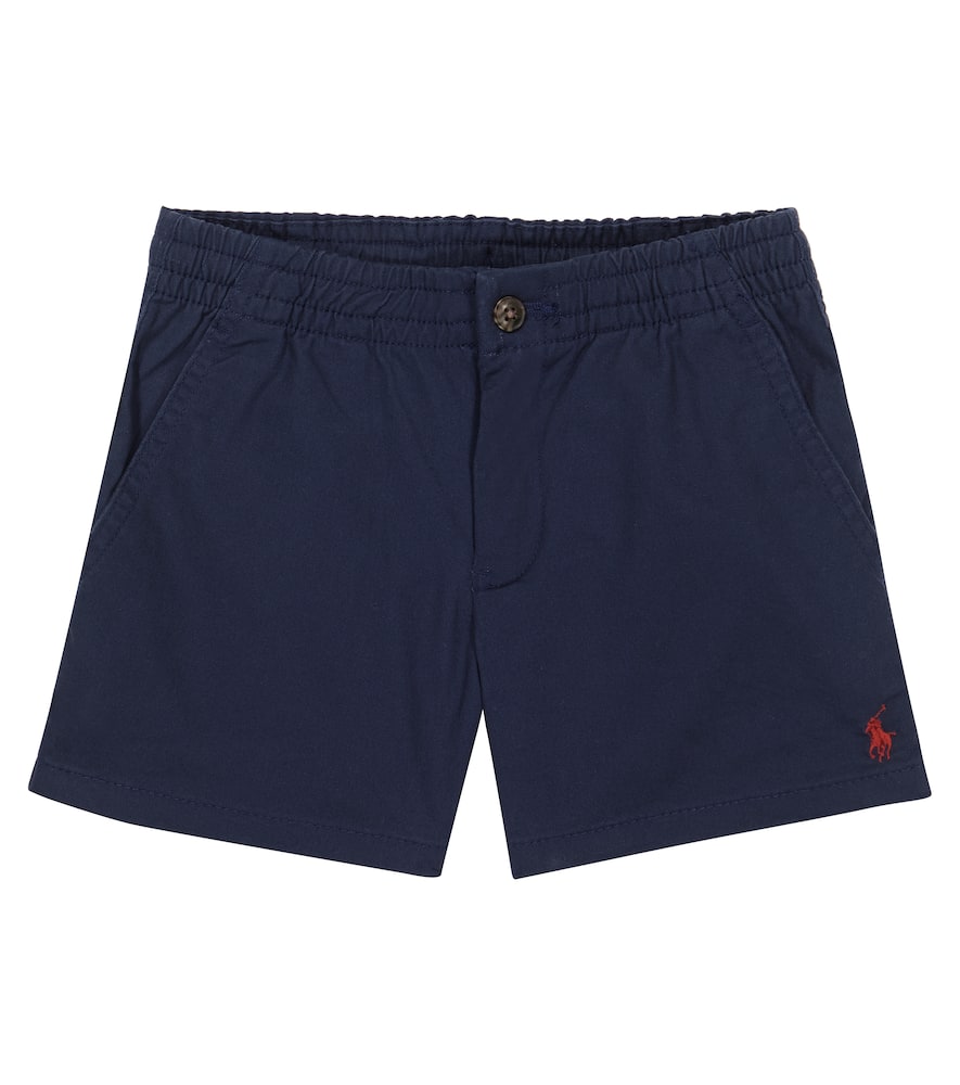 Polo Ralph Lauren Kids' Cotton Twill Shorts In Newport Navy