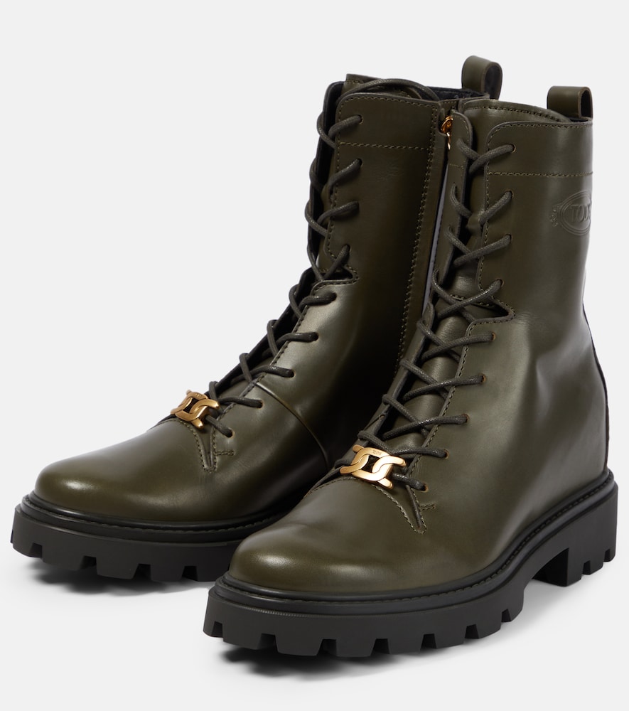 Tod's Leather Boots In White