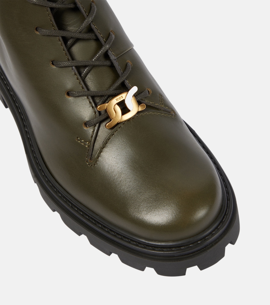 Tod's Leather Boots In White