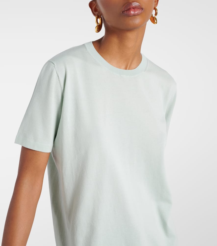 Shop Loro Piana Angera Cotton T-shirt In Green