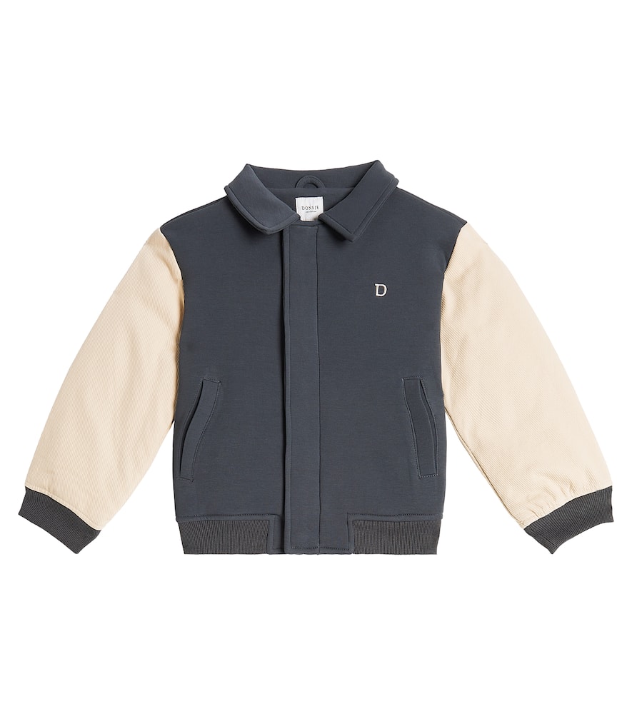 Donsje Pellier cotton-blend varsity jacket