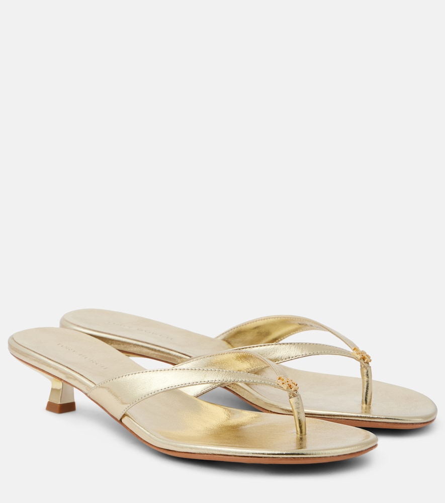 Tory Burch Leather thong sandals　トリーバーチ レザー トング サンダル Tory