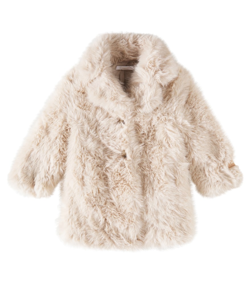 Chloé Kids Faux fur coat