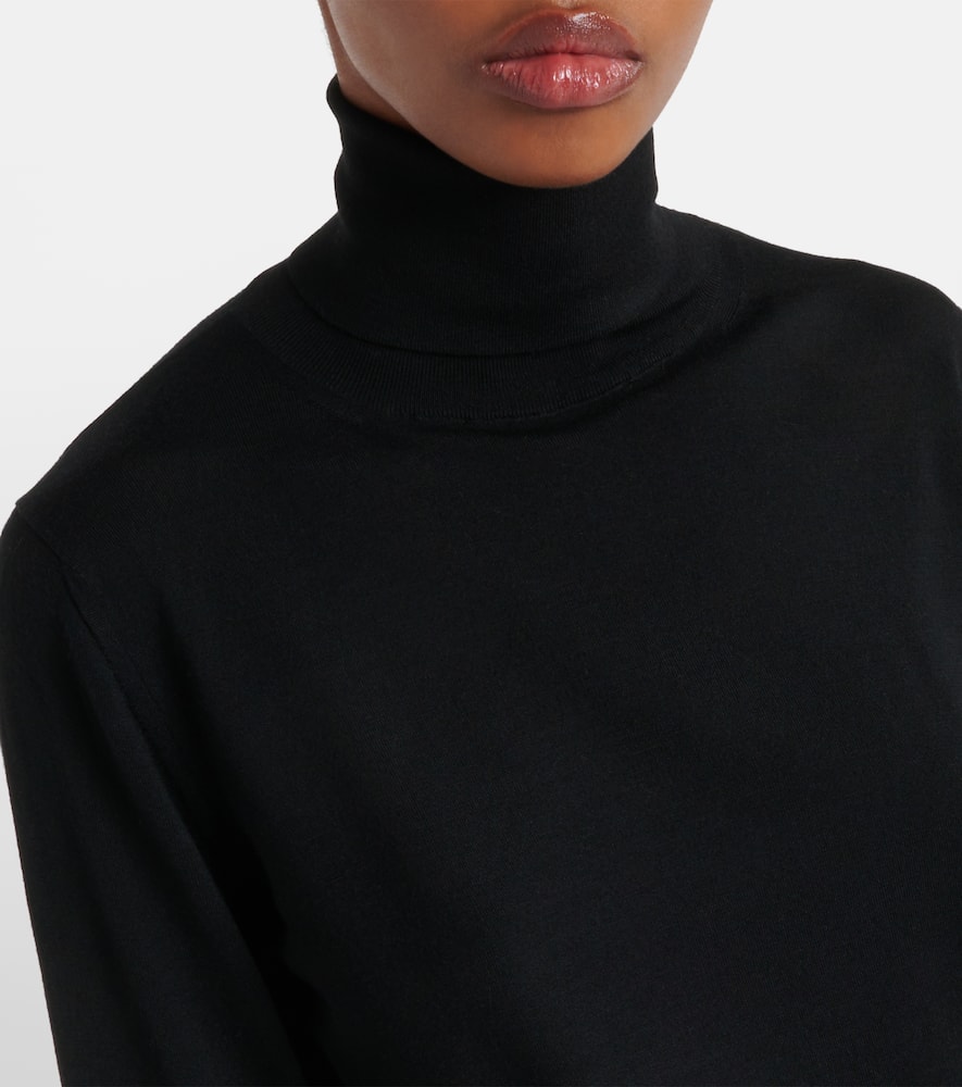The Row Turtleneck Sweater In Black