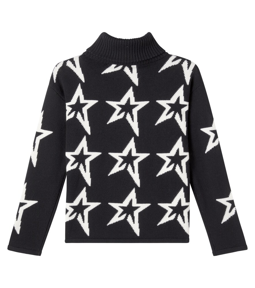  Perfect Moment Kids Perfect Moment Kids Intarsia Wool Sweater 