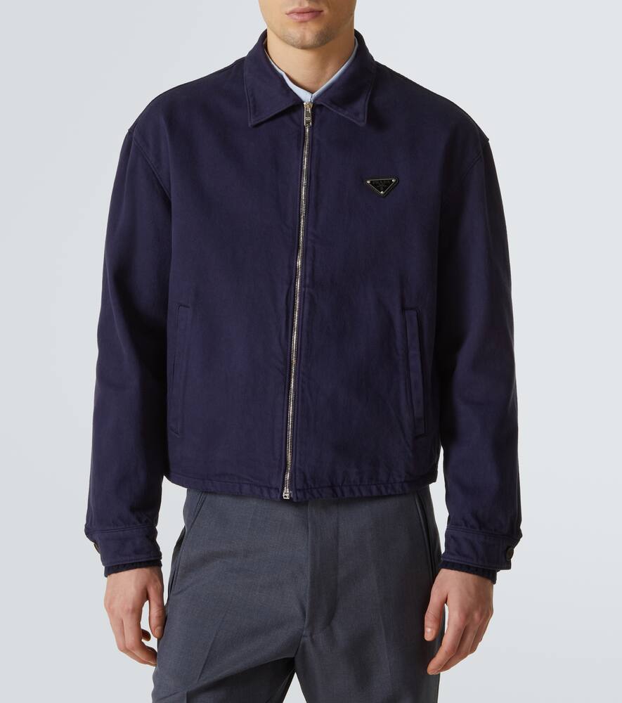 Prada Denim Jacket In Blau
