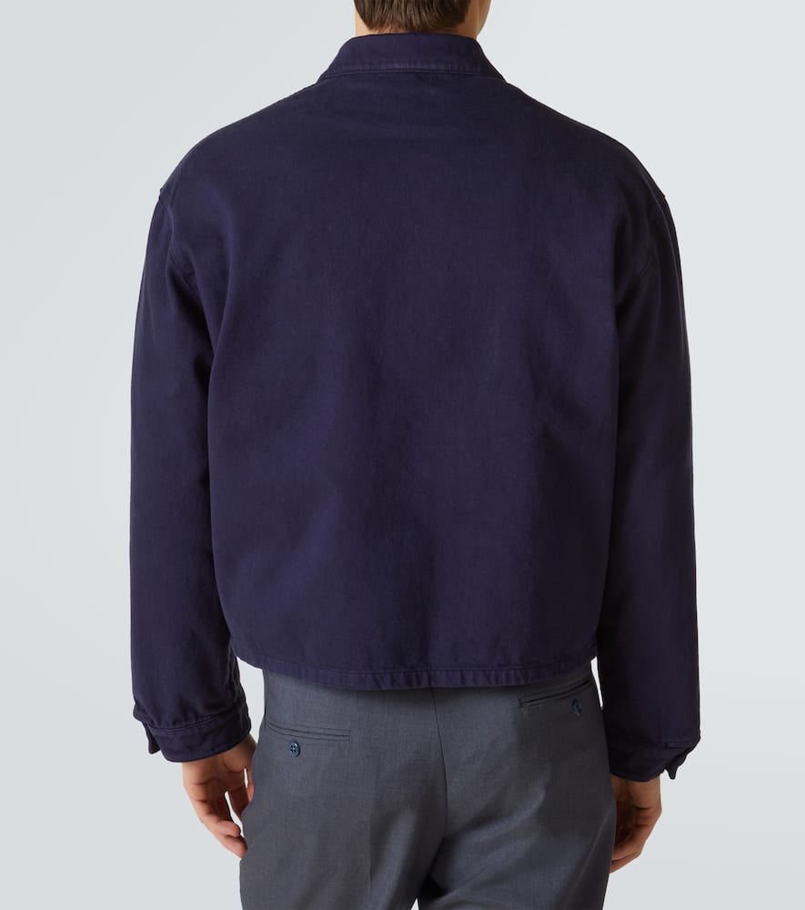Prada Denim Jacket In Blau