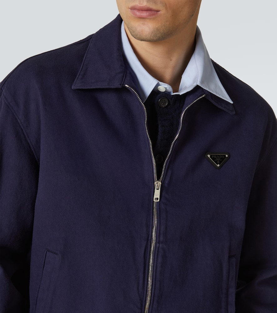 Prada Denim Jacket In Blau