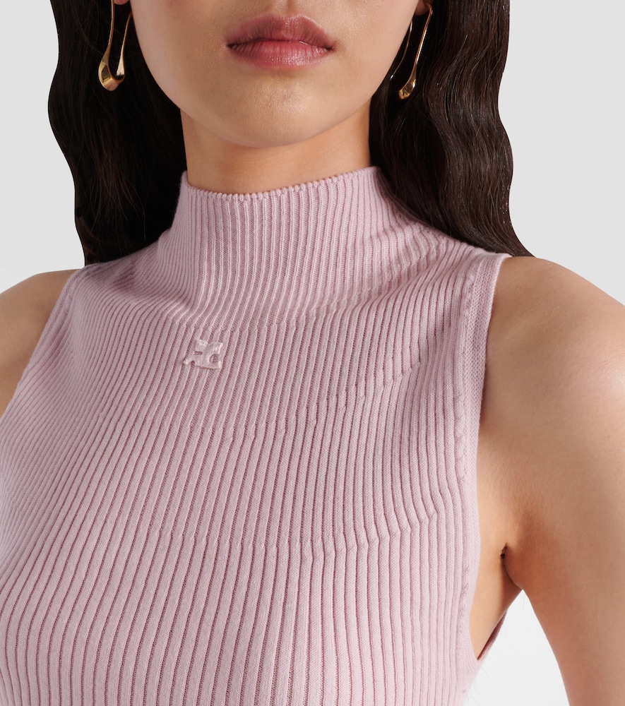  Courreges Courrèges Top Aus Baumwolle Und Wolle 