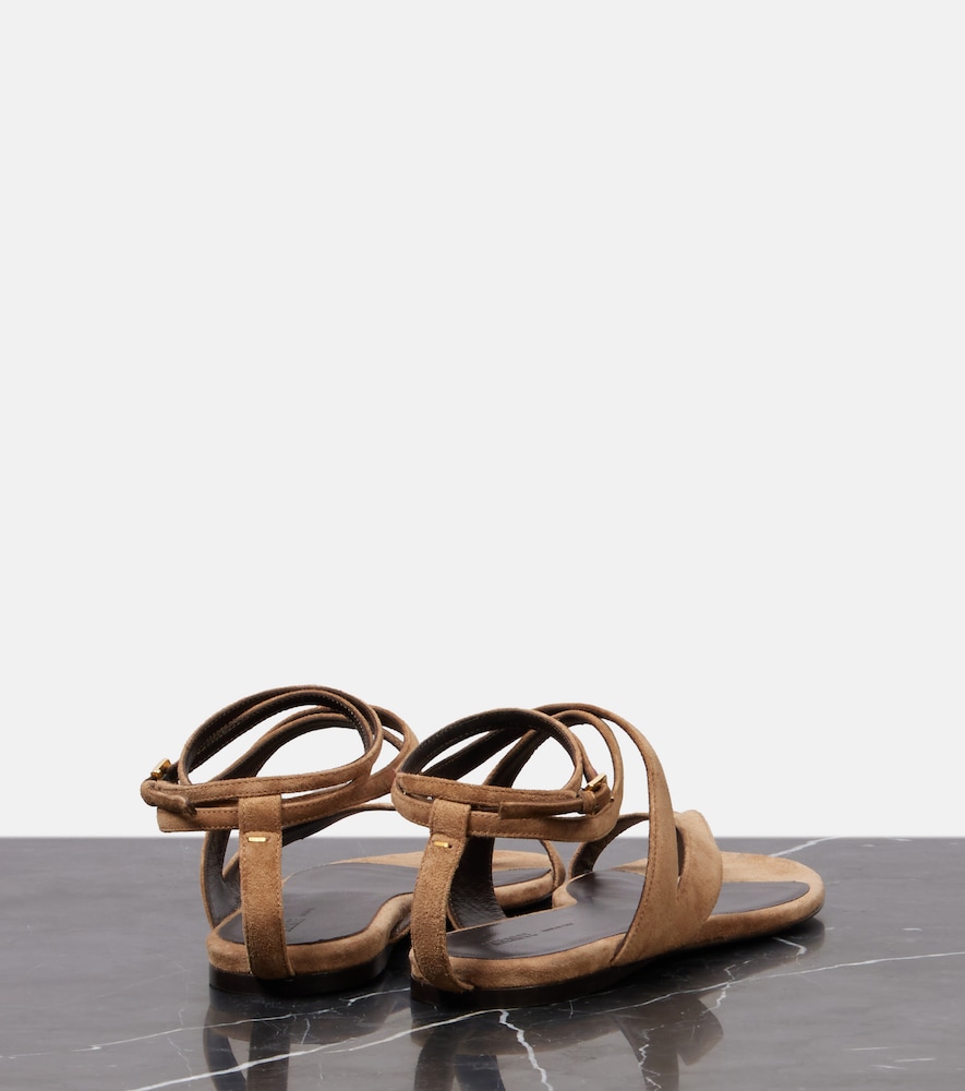  Khaite Khaite Sandalen Aimee Aus Veloursleder 