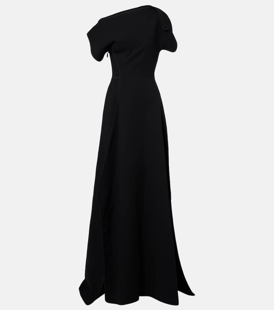 Maticevski Synergy Asymmetric Gown In Black