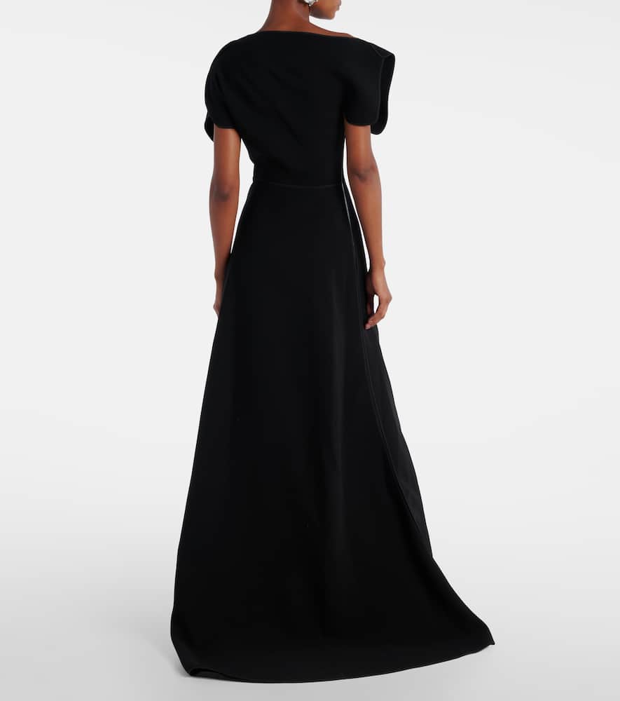 Maticevski Synergy Asymmetric Gown In Black