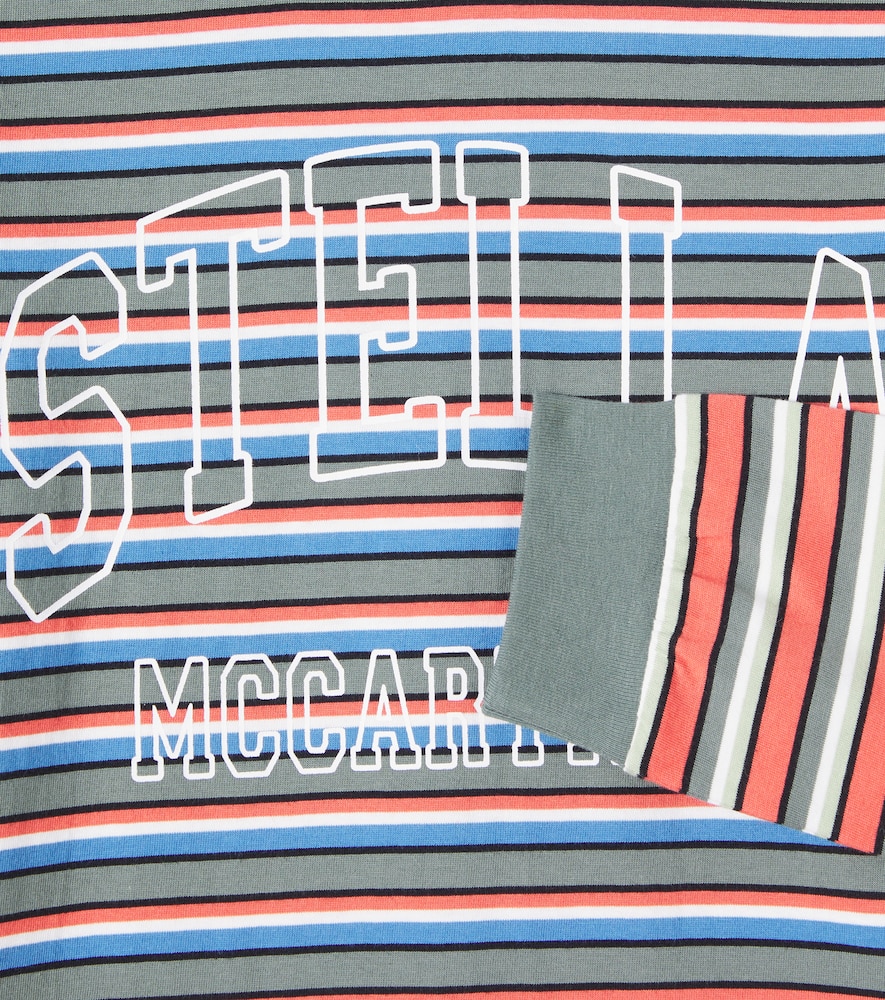 Stella Mccartney Striped Long-sleeve Top In Multi