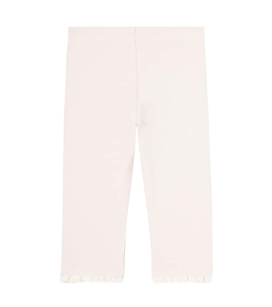 Donsje Baby Affy Cotton-blend Leggings In Neutral