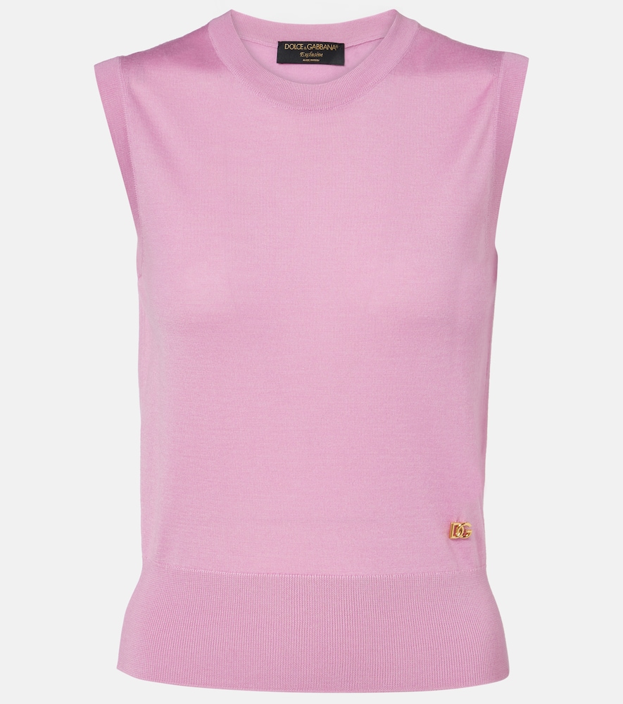Dolce & Gabbana Cashmere and silk top