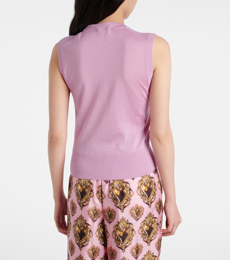  Dolce&gabbana Dolce&gabbana Cashmere And Silk Top 