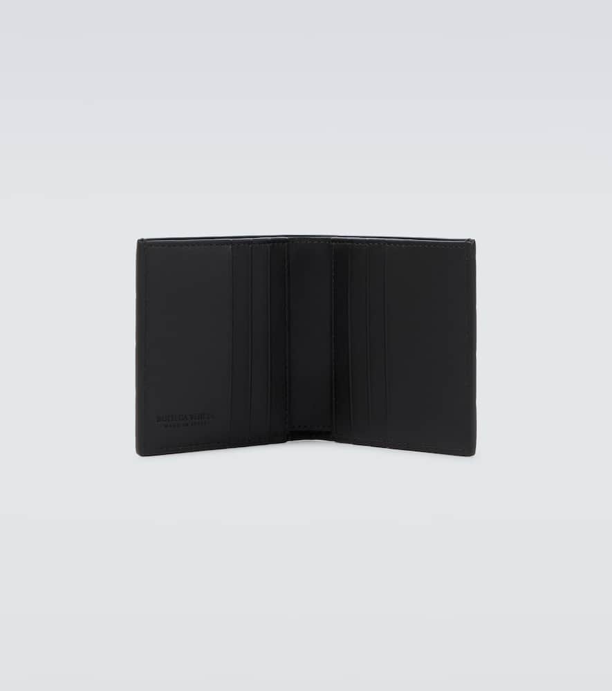 Bottega Veneta Intrecciato Leather Wallet In Green