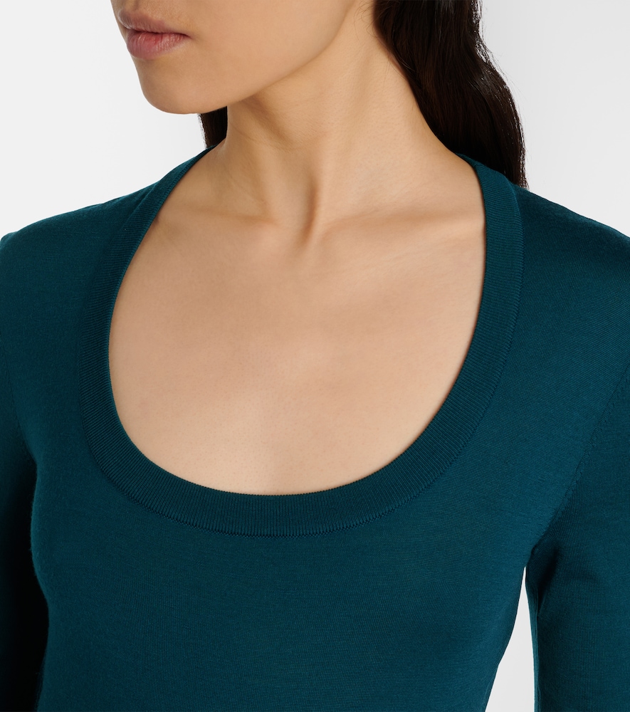  Alaia Alaia Ruffled Wool-blend Minidress 