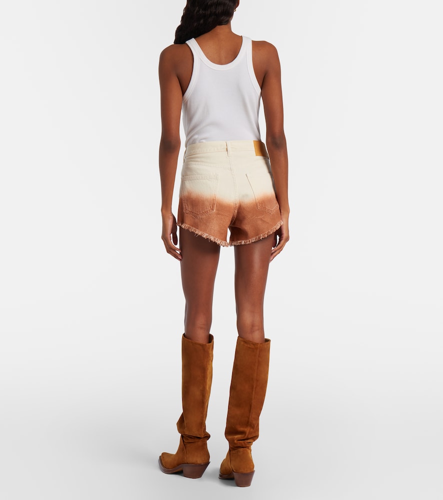  Alanui Alanui Jeansshorts Shades of eden 