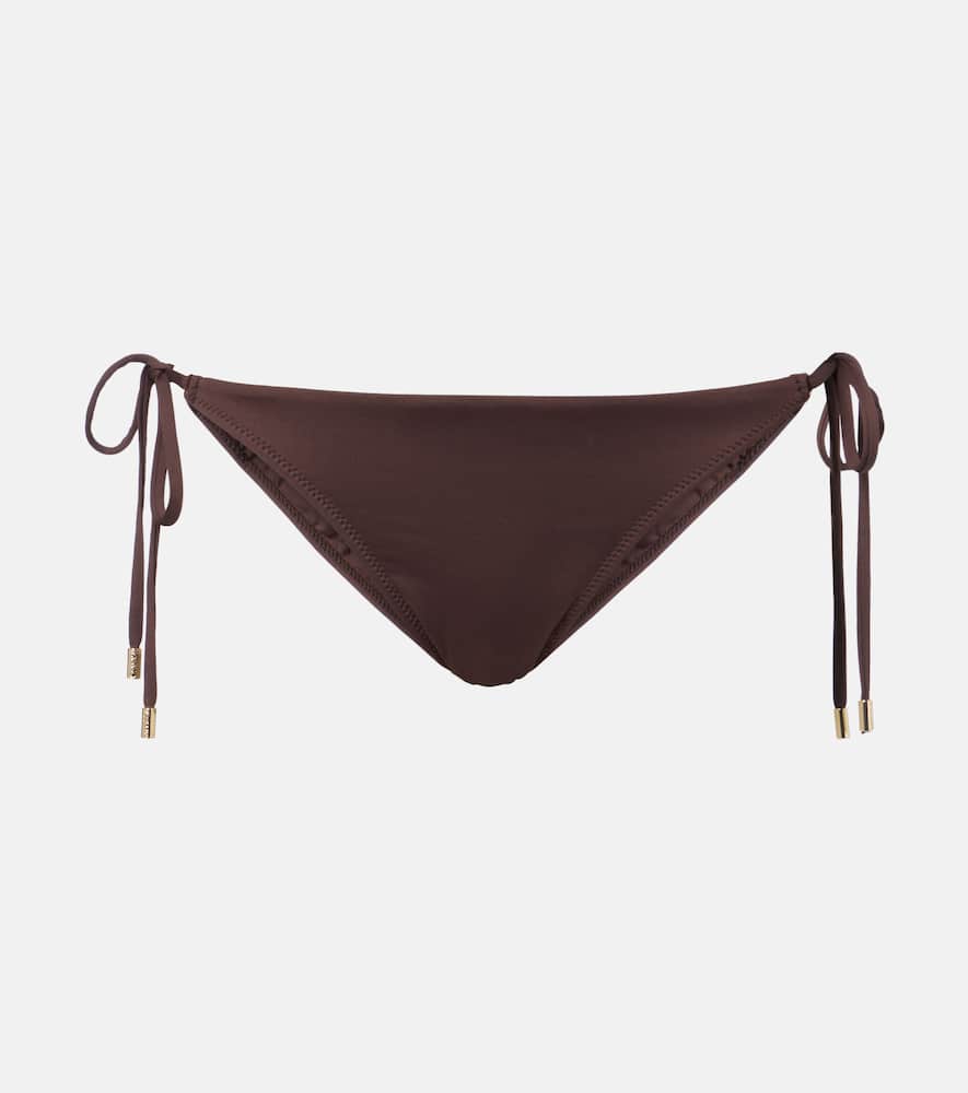 Melissa Odabash Chain-details Bikini Bottoms In Brown
