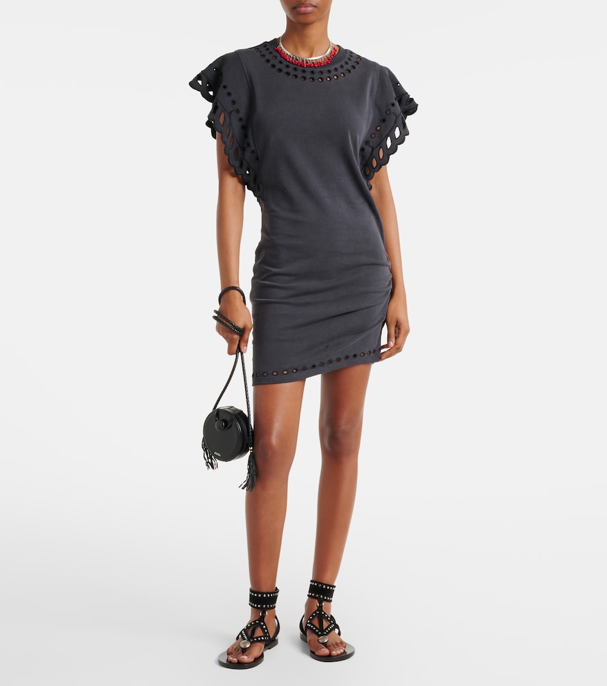 Orlane Embroidered Cotton Minidress