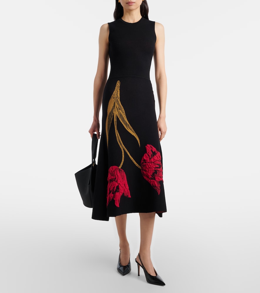  Erdem Erdem Midikleid Aus Jacquard 