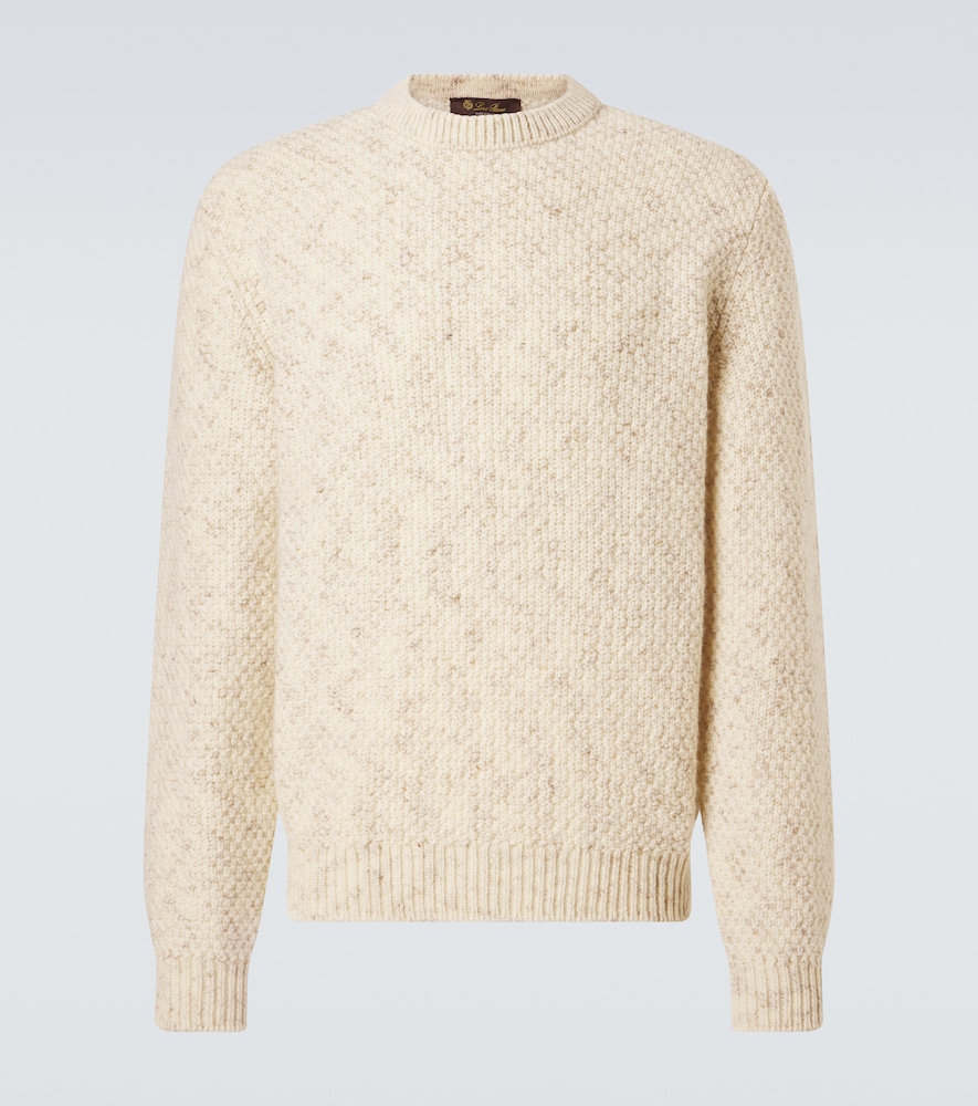 Loro Piana Loro Piana Ash wool, cashmere, linen, and silk sweater　Loro Piana アッシュウール、カシミア、リネン、シルクのセーター