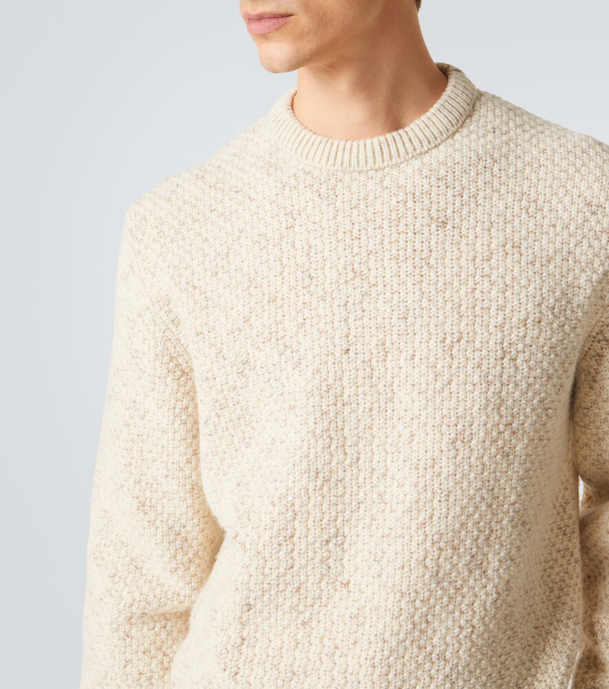  Loro Piana Loro Piana Pullover Ash Aus Wolle, Kaschmir, Leinen Und Seide 