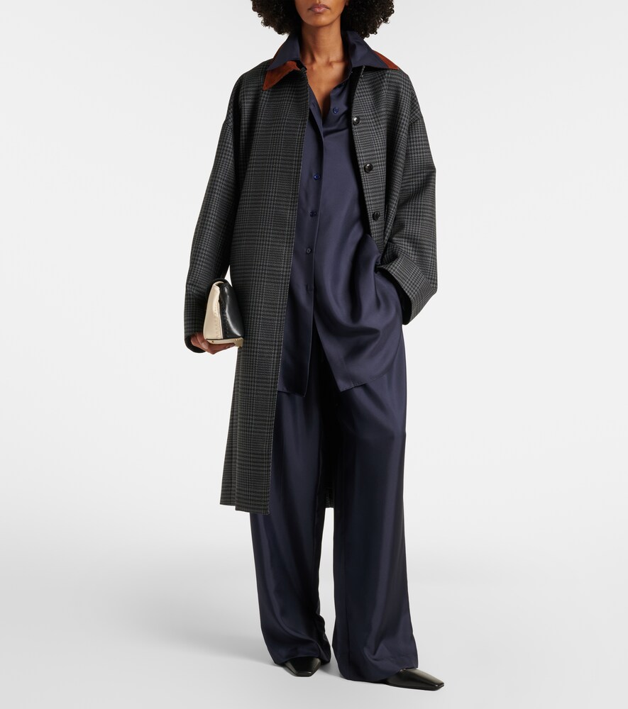 Róhe Silk straight pants