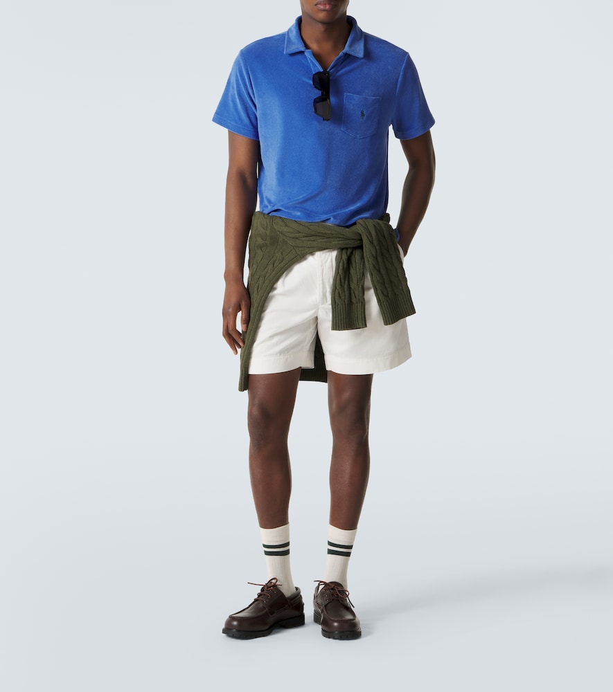 Cotton-Blend Terry Polo Shirt