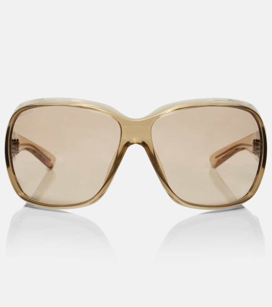 Gucci Script square sunglasses