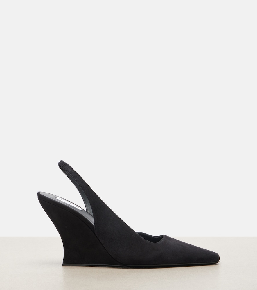  Alaia Alaïa Escarpins Compensés Slingback En Daim 