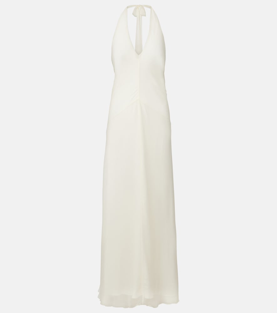 Staud Luma halterneck maxi dress