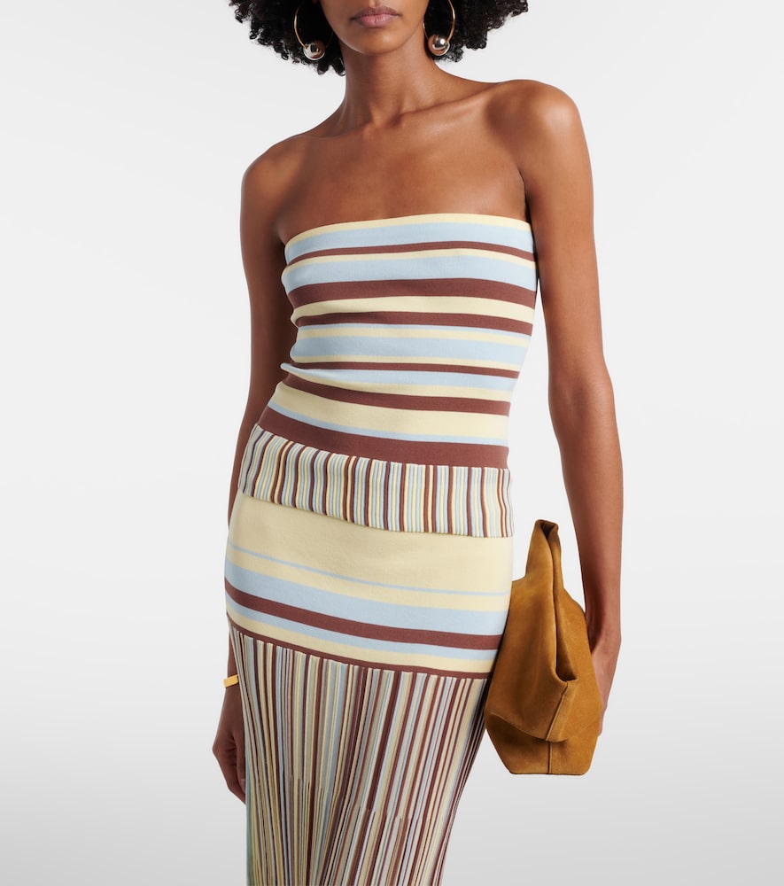 Faithfull Citara striped cotton-blend tube top