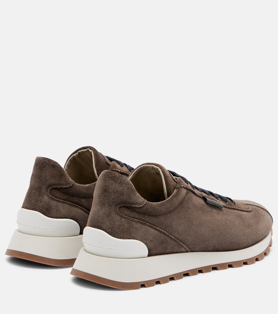  Brunello Cucinelli Brunello Cucinelli Sneakers Monili Aus Veloursleder 