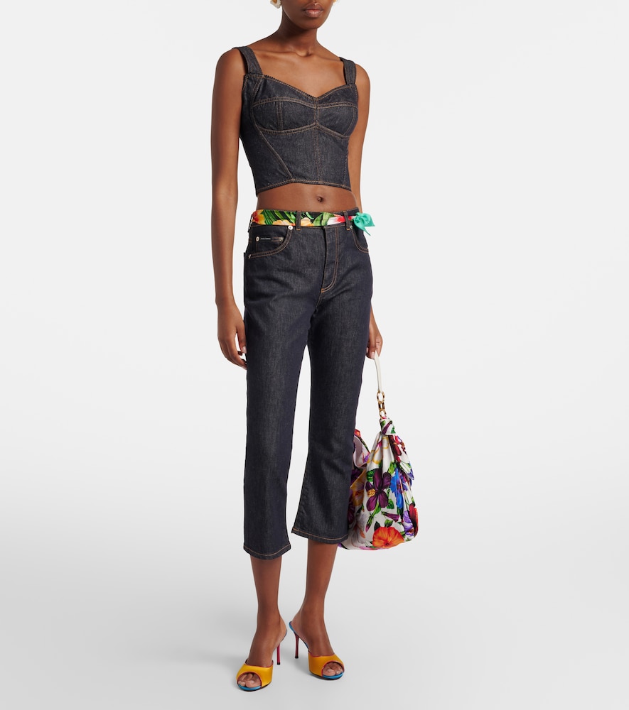  Dolce&gabbana Dolce&gabbana Pantalones Capri De Denim 