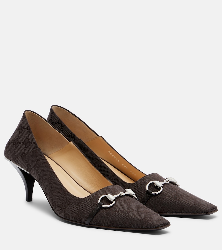 Gucci Vittoria GG canvas pumps