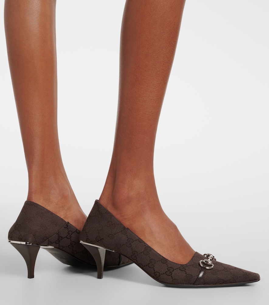 Gucci Vittoria GG canvas pumps