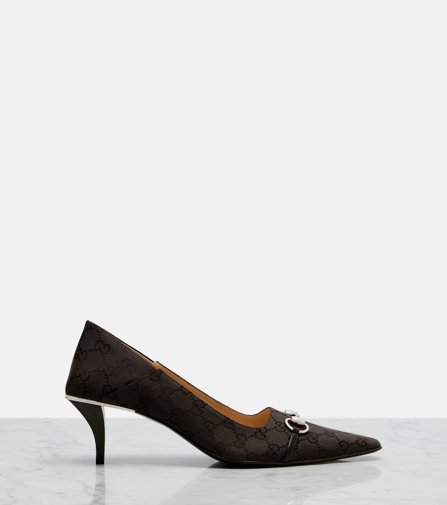  Gucci Gucci Vittoria Gg Canvas Pumps 