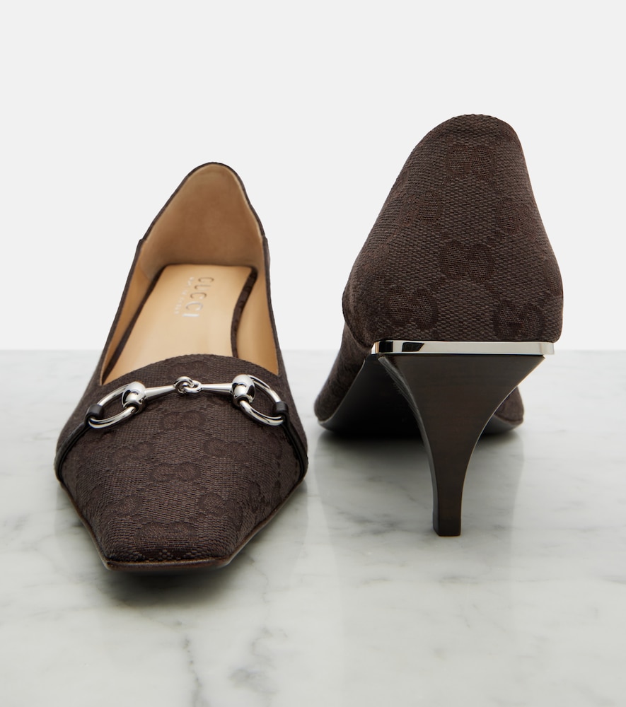  Gucci Gucci Vittoria Gg Canvas Pumps 