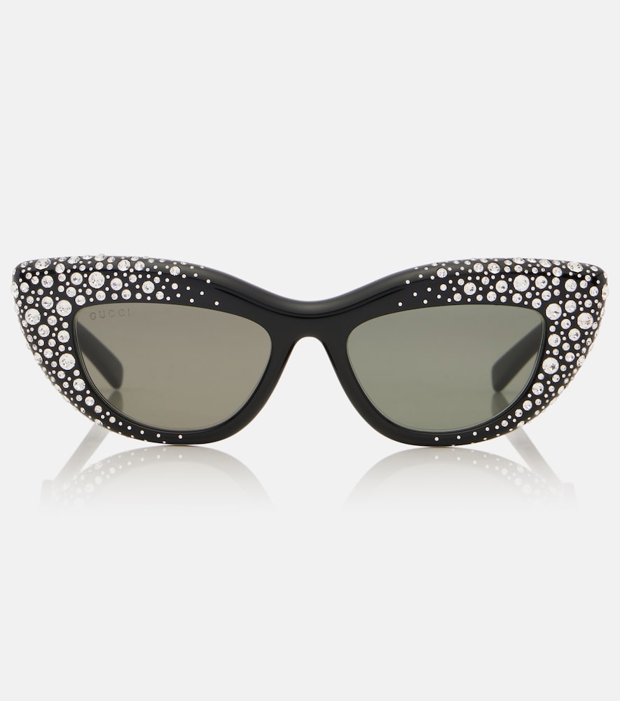 Gucci Double G embellished cat-eye sunglasses - Women's Accessories