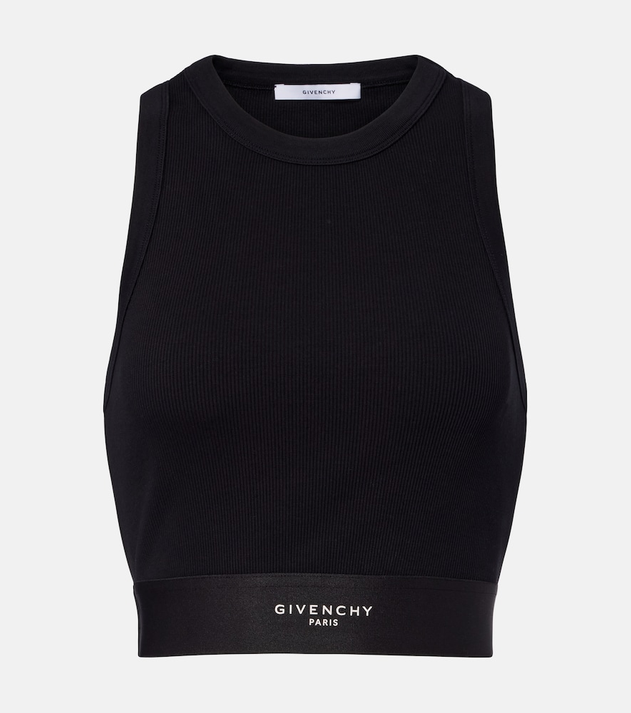 Cropped-Top aus Baumwolle